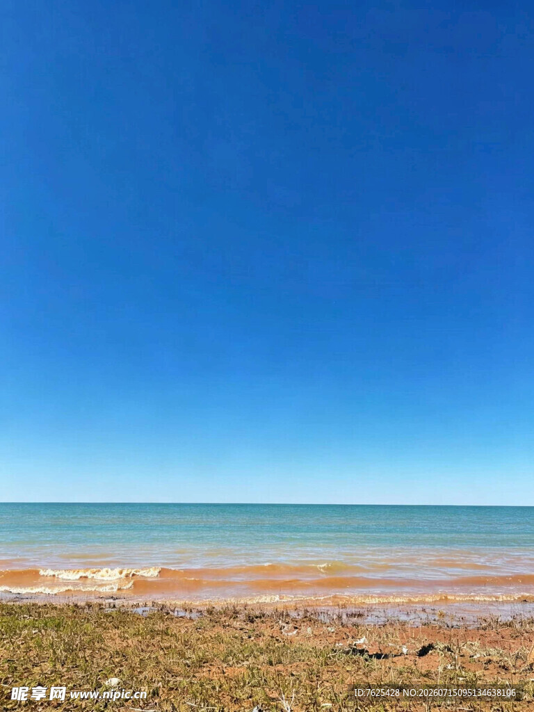 沙滩与海的景致