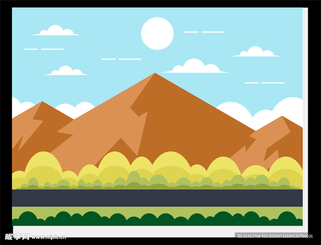 山间公路风景