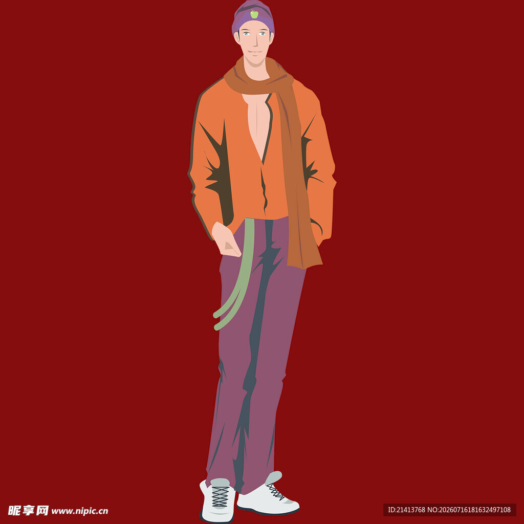 时尚穿搭男士形象展示