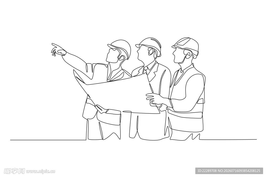 工程师团队研讨工程方案