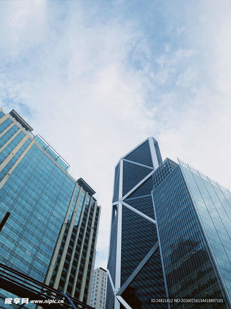 都市摩天大楼景观