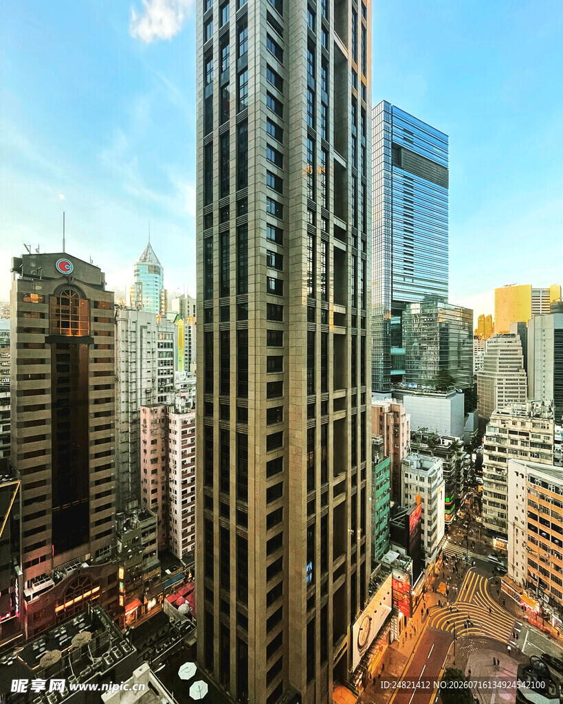 都市繁华高楼景观