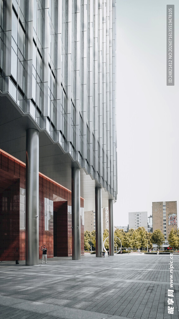 现代都市商务建筑外观