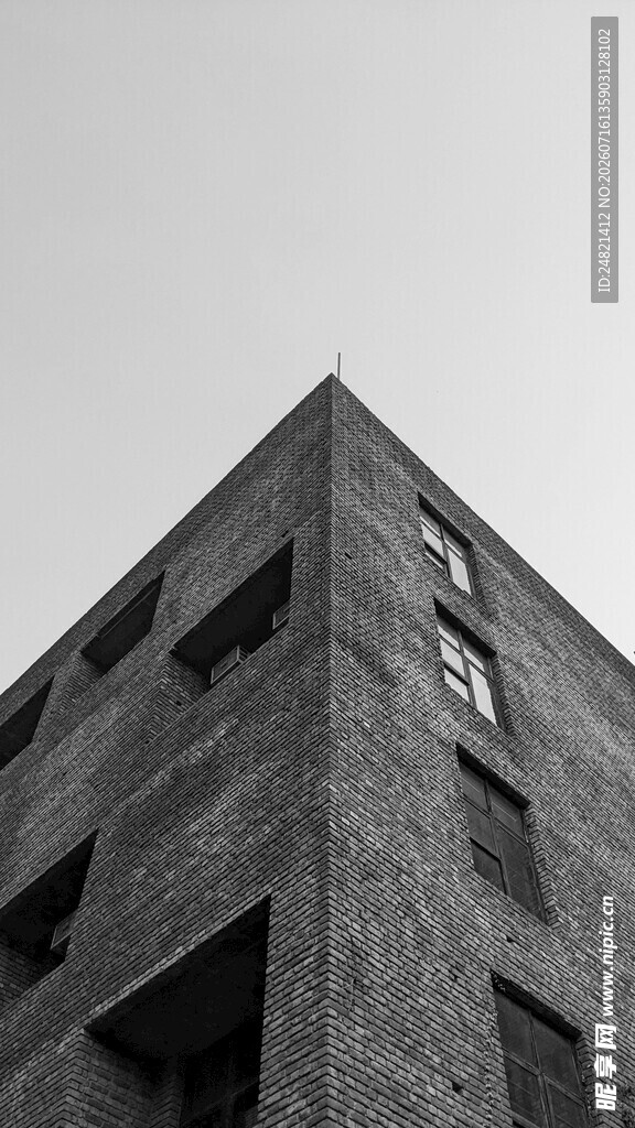 废弃建筑一角