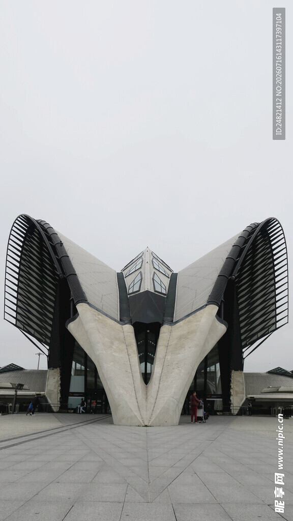 现代独特造型建筑外观