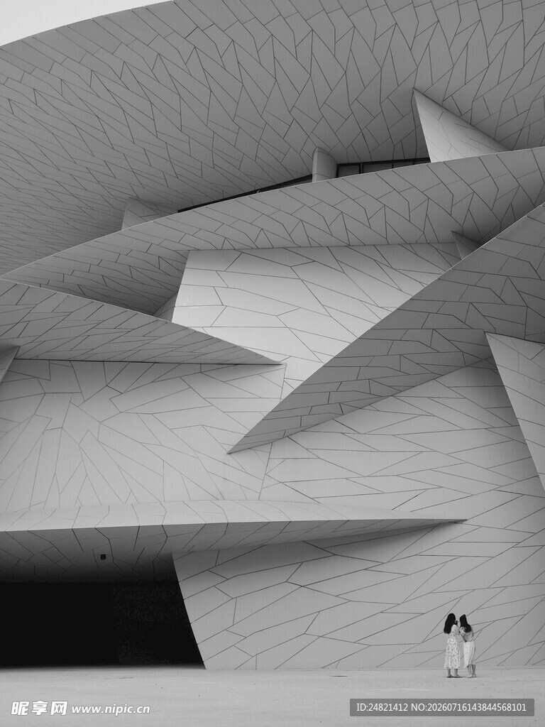 现代建筑内部空间独特景象