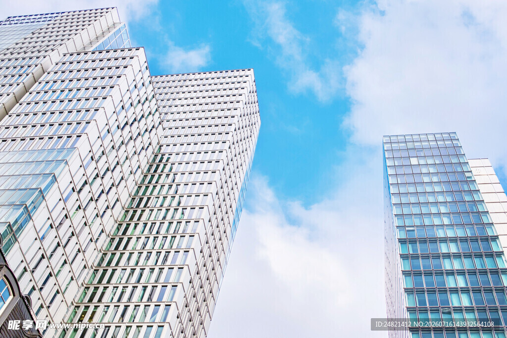 现代都市摩天大楼景观
