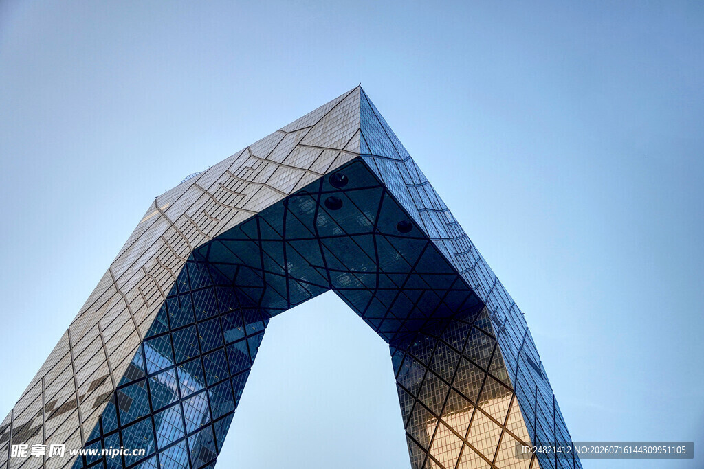 央视大楼独特建筑外观