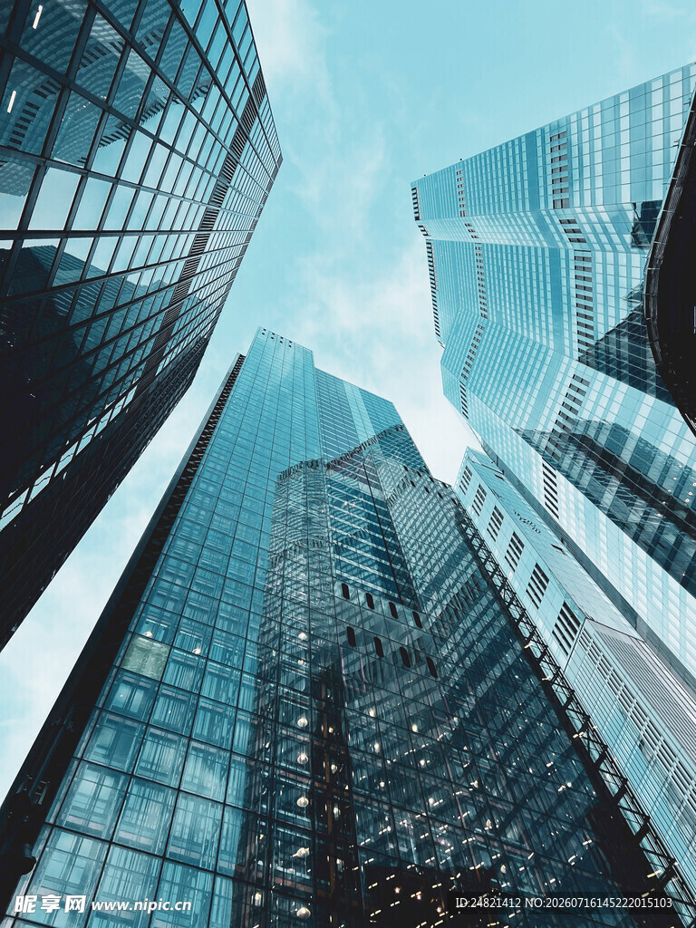 都市摩天大楼景观