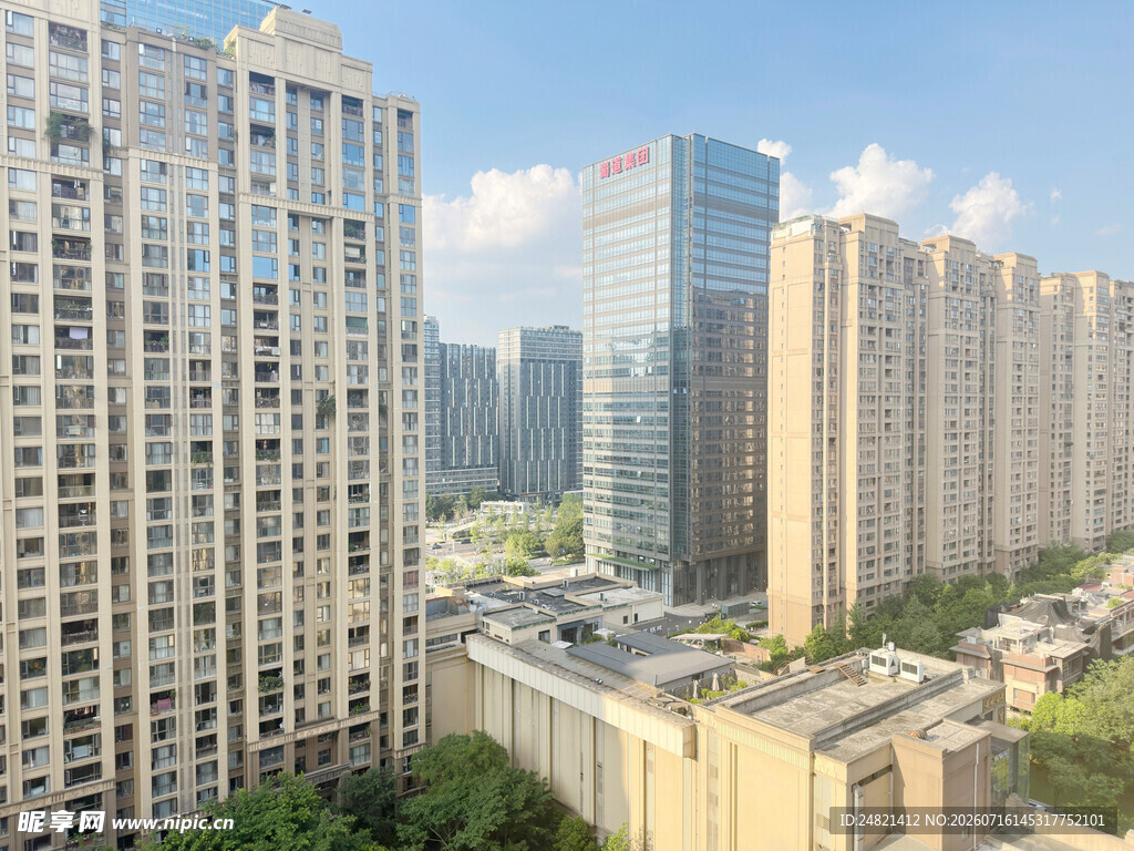 城市高楼景观