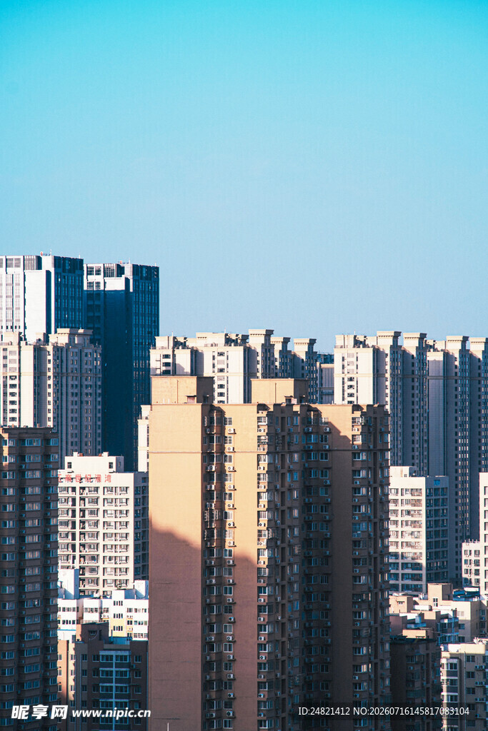 城市高楼林立景观