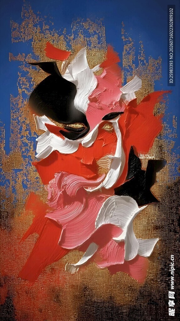 抽象油画
