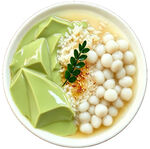 抹茶冰豆花