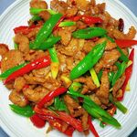 美味双椒炒肉