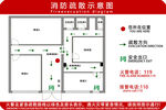 消防疏散示意图示例