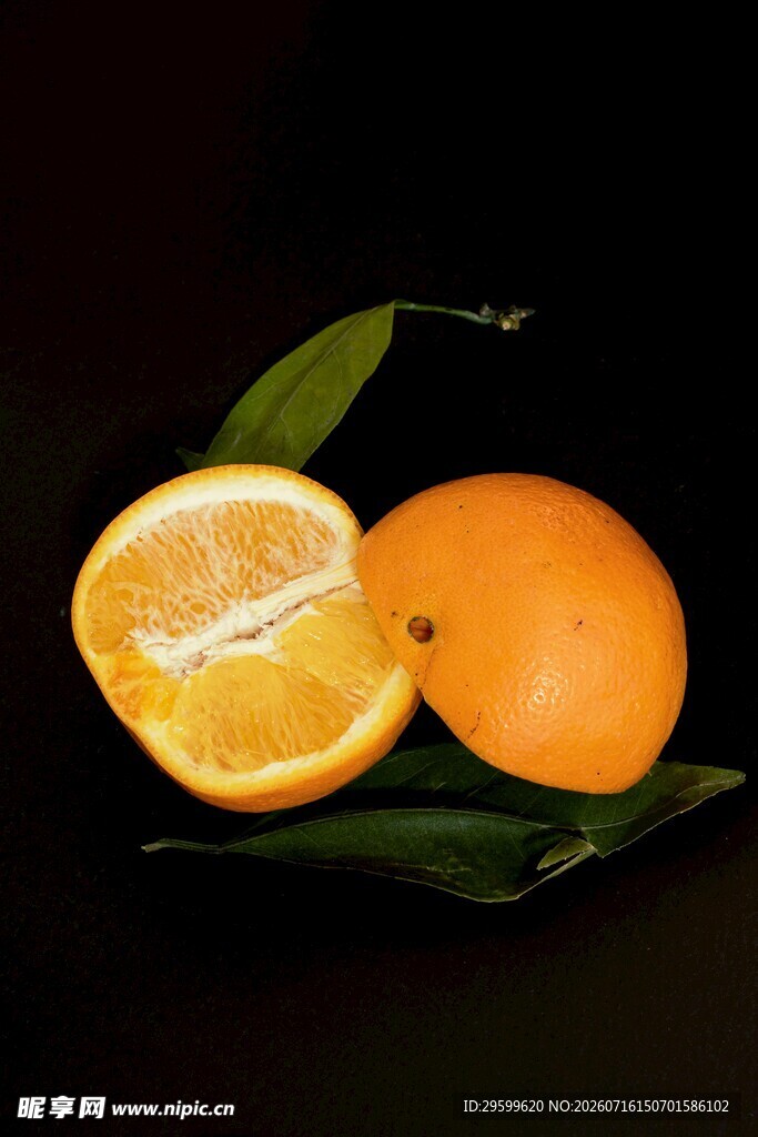 新鲜橙子 