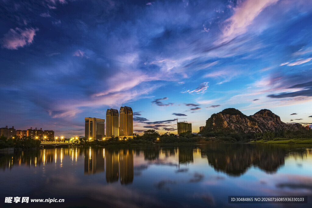 桂林城市夜景