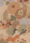 日式传统花卉飞鸟图案