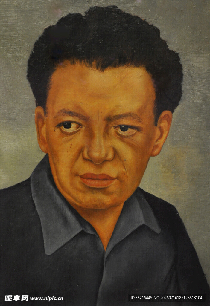 男子肖像画