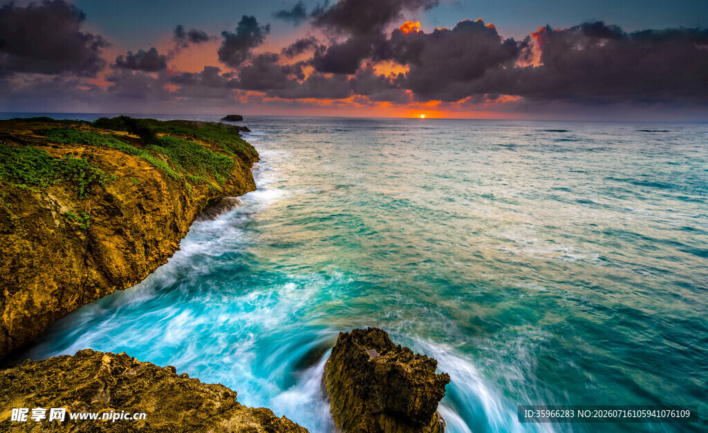 海边日落美景