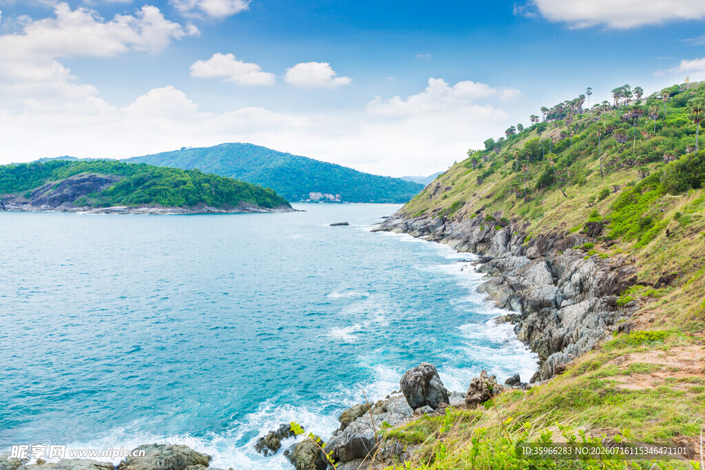 海岸美景山海相依的风光
