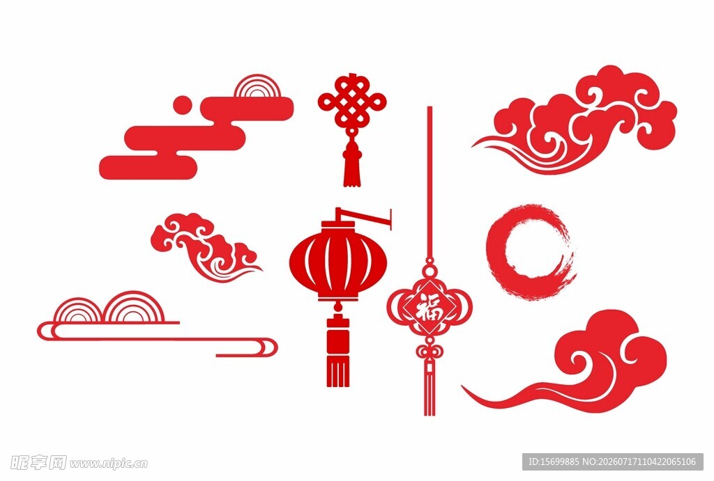 中式传统吉祥元素集合