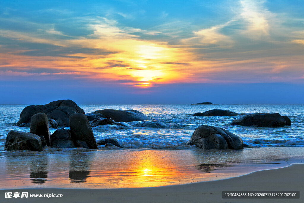 海边日落美景