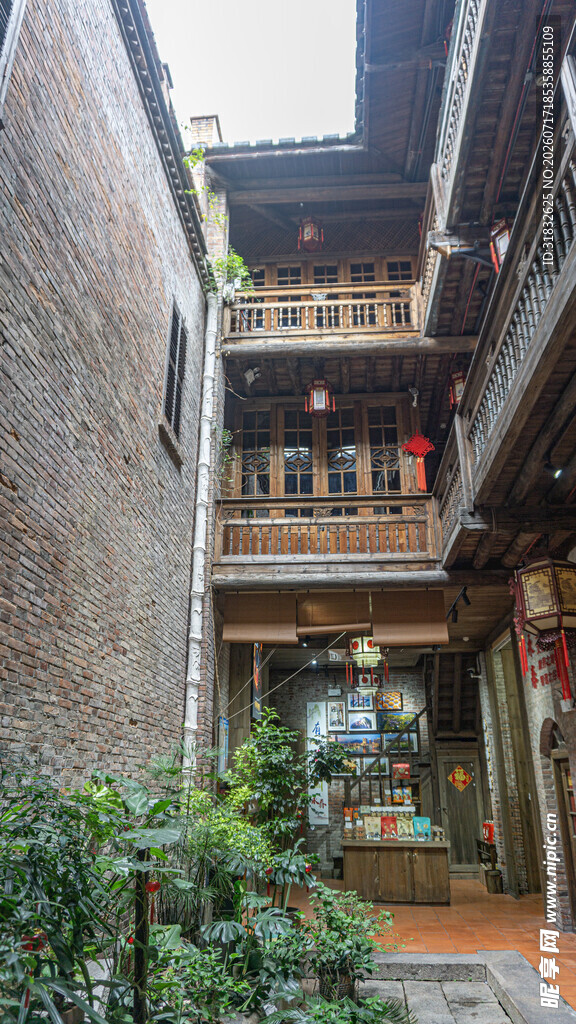 古雅中式庭院建筑景观