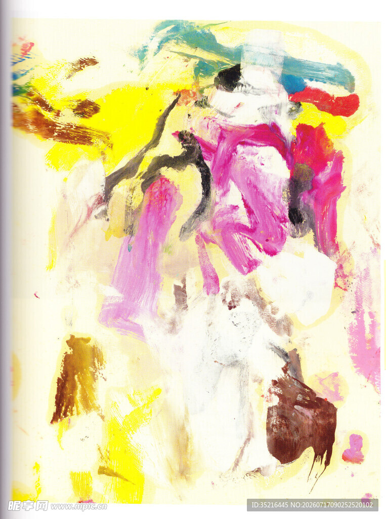 抽象色彩艺术画作