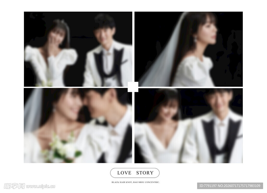 婚纱像片模板