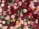 多彩花卉花墙