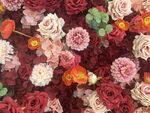 多彩花卉花墙