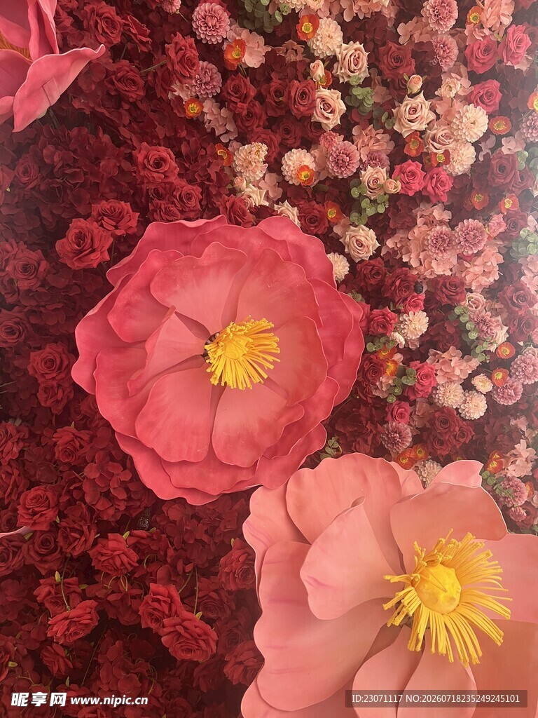 花卉墙花墙
