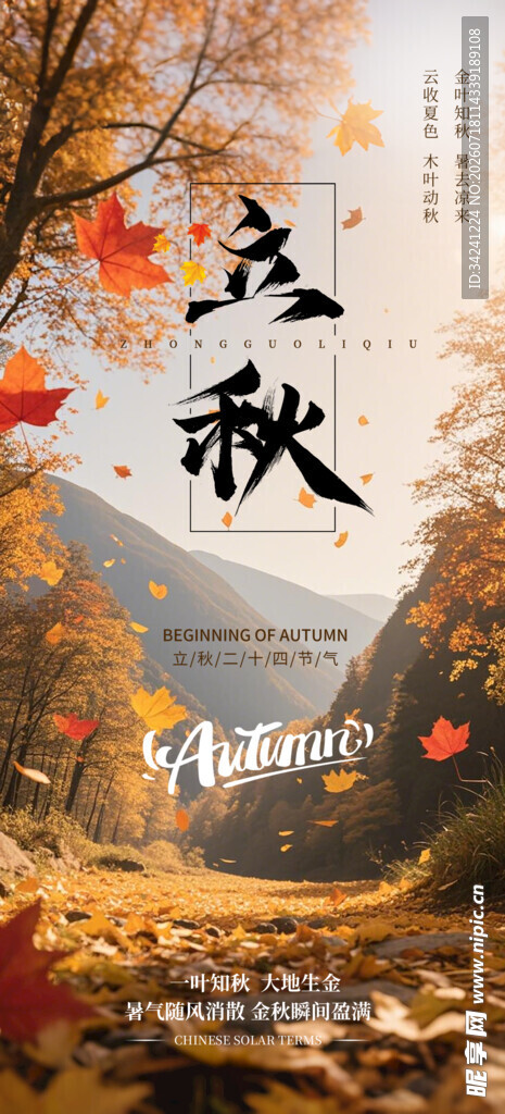 立秋时节山林美景