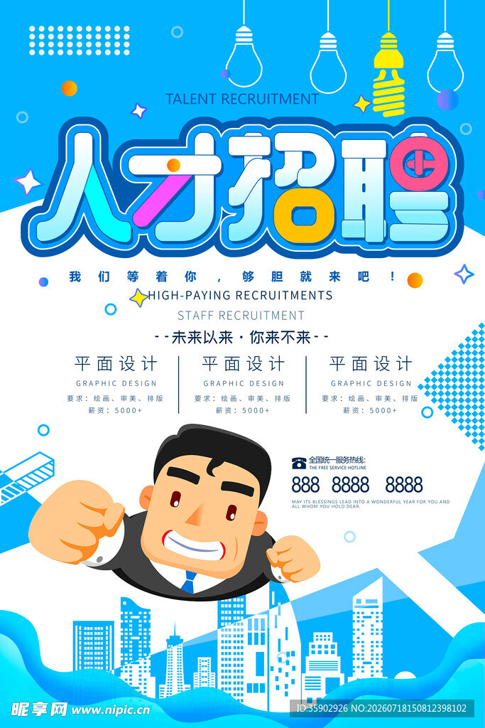 人才招聘海报