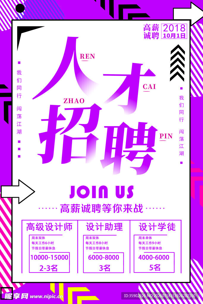 人才招聘海报