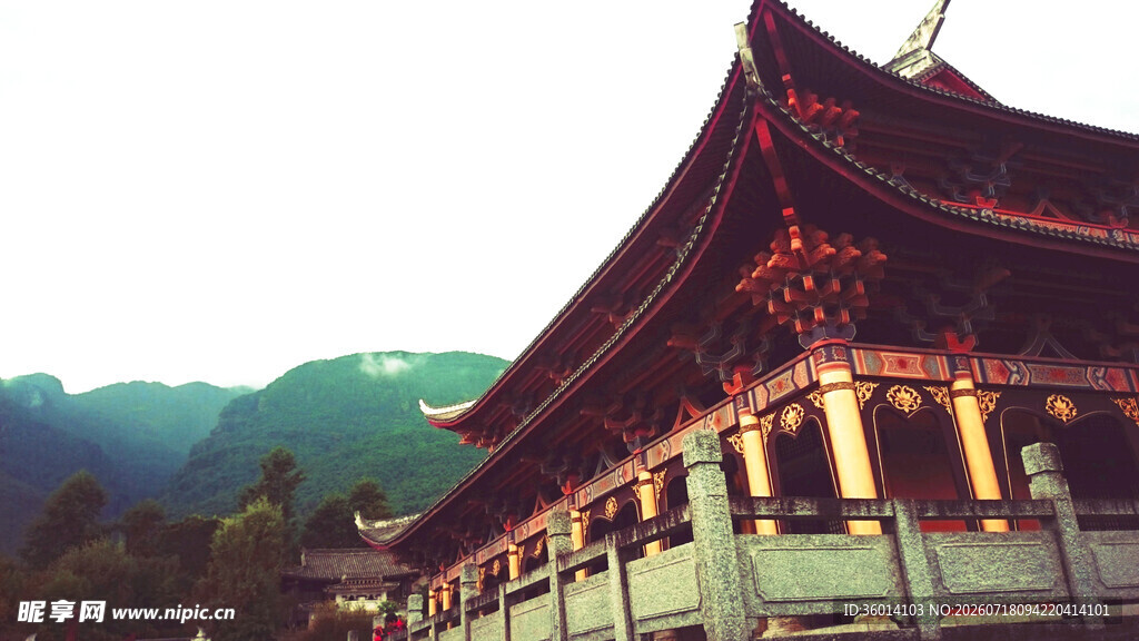 中式古建筑尽显古典韵味