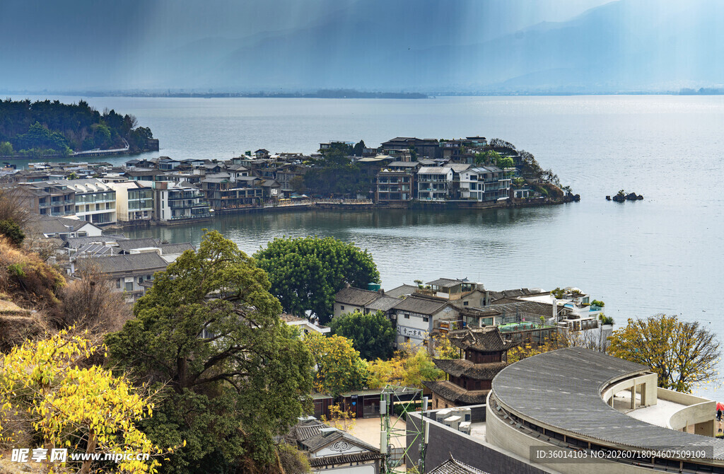 海滨小镇美丽风光
