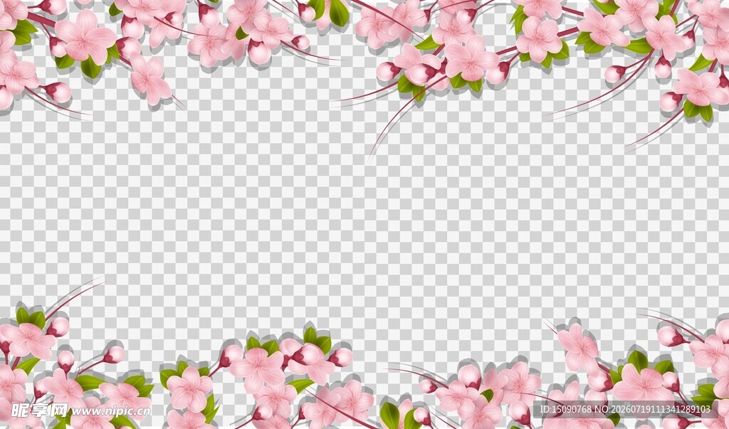 花卉边框