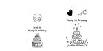 创意学习主题极简插画