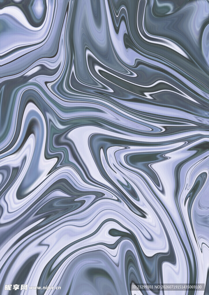 蓝紫色流体纹理图案