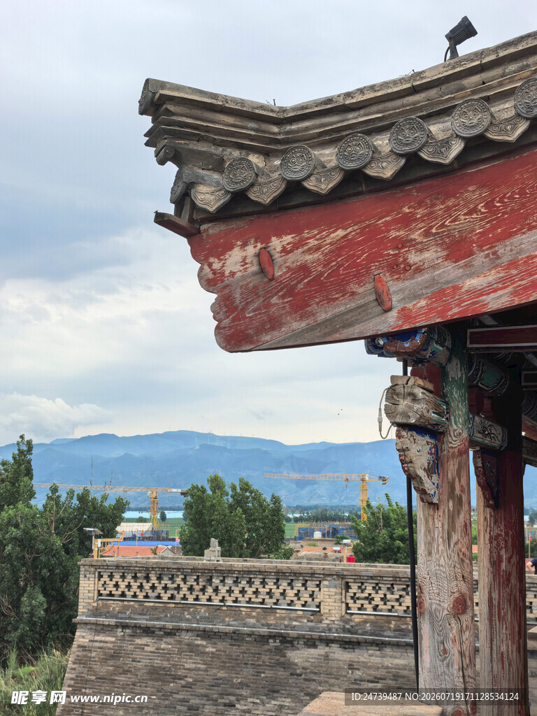 古建屋檐尽显中式韵味