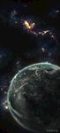 浩瀚宇宙中的星球景观