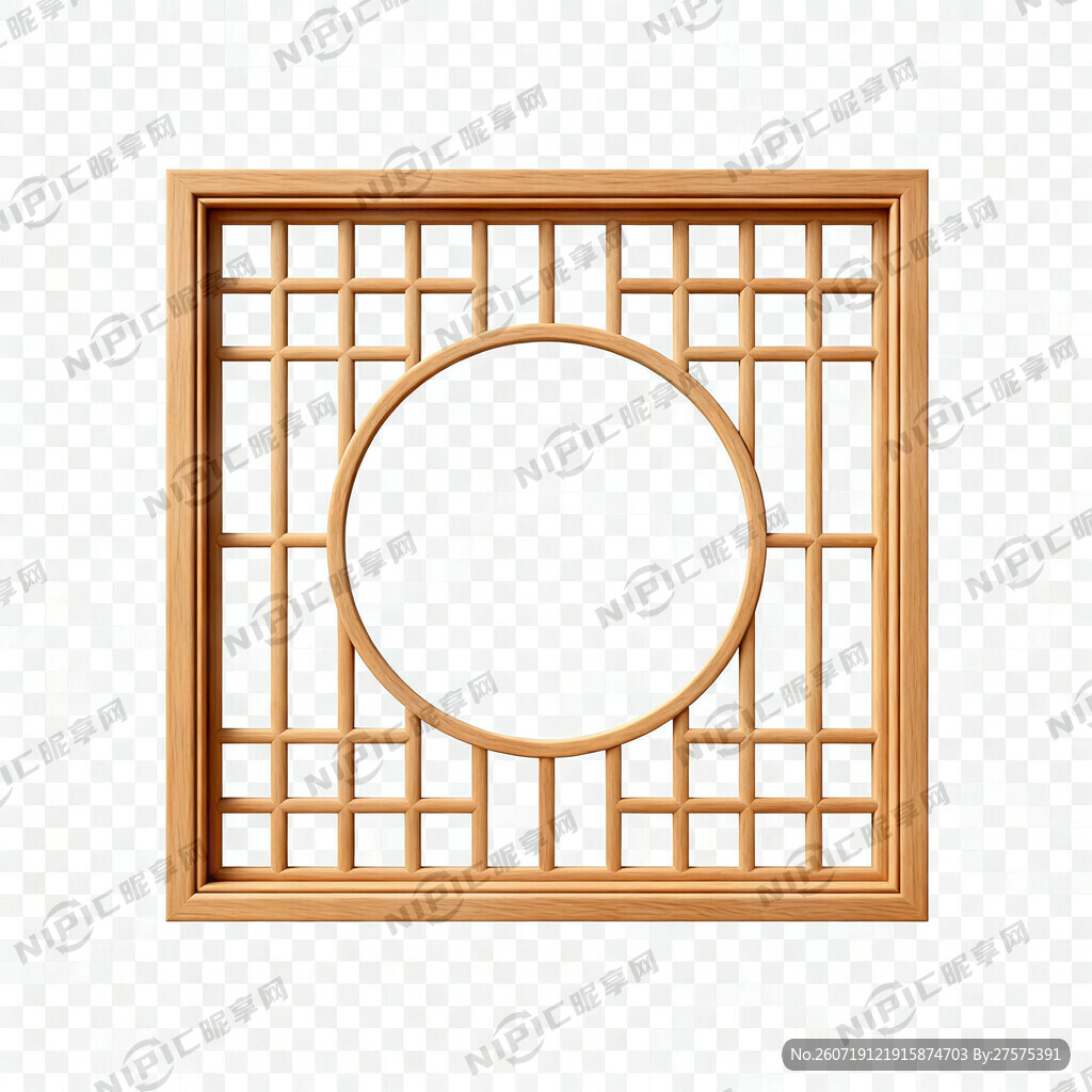 中式窗格 方形 边条细一些