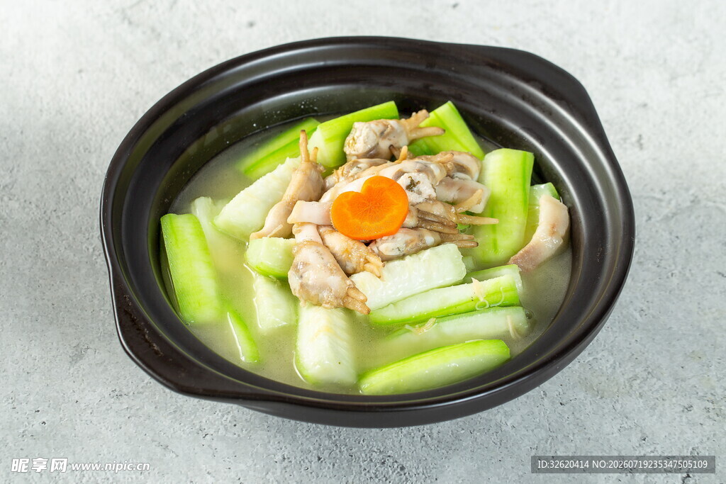 丝瓜蛏子煲