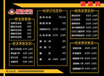 游戏装备属性展示界面