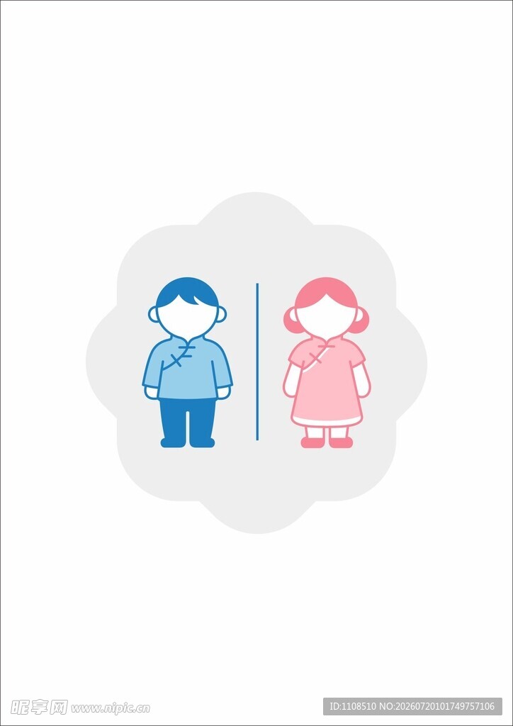 卡通风格男女形象设计
