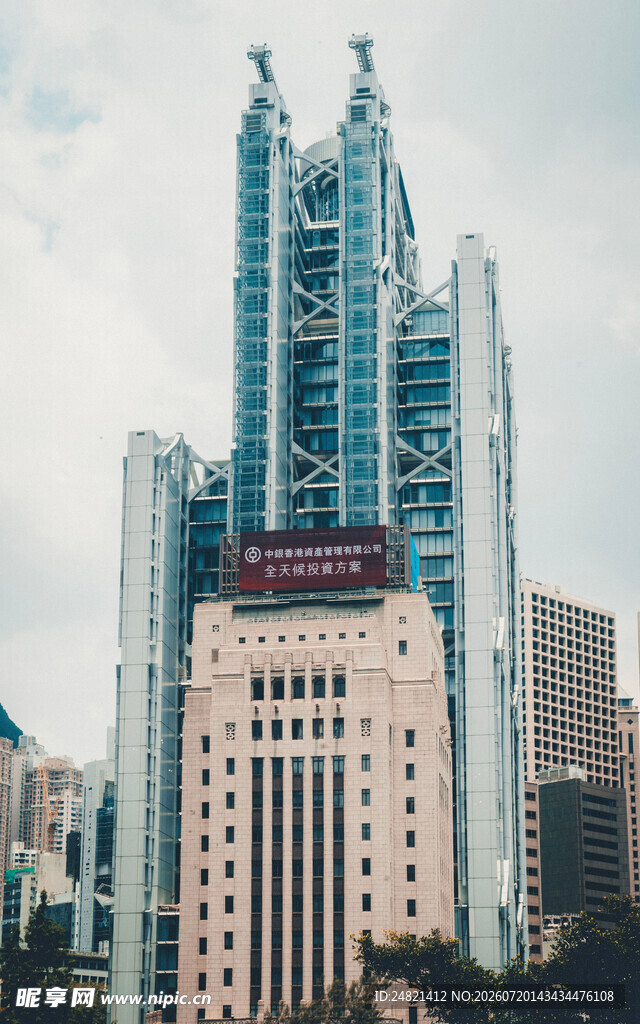 现代都市摩天大楼景观