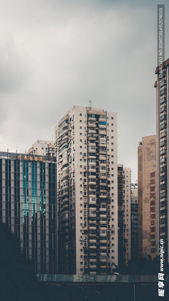 城市高楼景观