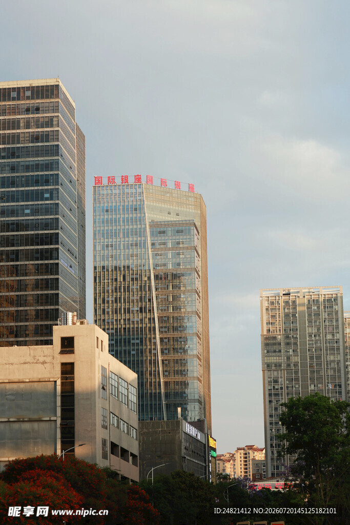 城市高楼景观